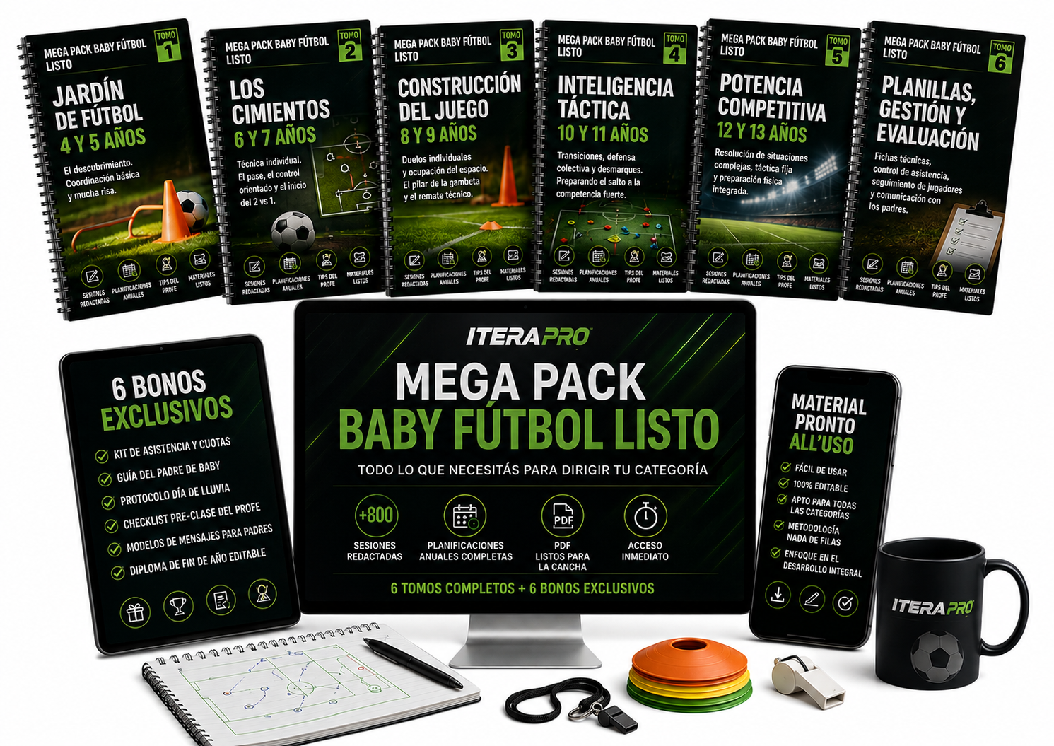 Mega Pack BabyFútbol Listo 2026